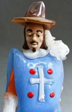 Om 1950 Glaskunst Beeld Musketier D'Artagnan Boheems Glas, Antiek en Kunst, Ophalen of Verzenden
