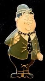 Oliver Hardy.(de Dikke) pin- grijs, Verzamelen, Speldjes, Pins en Buttons, Verzenden, Nieuw, Figuurtje, Speldje of Pin
