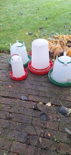 Vogel drinkbakken waterflessen, Ophalen, Zo goed als nieuw