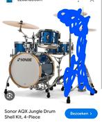 Sonor aqx Nieuw     yamaha snare    pearl firecracker, Ophalen of Verzenden, Zo goed als nieuw, Sonor