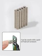 50 stuks nagelhack mini magneten voor nail tips Cutter, Ophalen of Verzenden, Handen en Nagels, Zo goed als nieuw, Overige kleuren