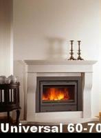 Barbas Universal 60 Houtkachel - Inbouwhaard, Huis en Inrichting, Ophalen, Gebruikt, Houtkachel, Inbouw