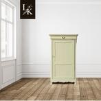 Landelijke klassieke linnenkast, eendeurskast, biedermeier, Antiek en Kunst, Antiek | Meubels | Kasten, Ophalen of Verzenden