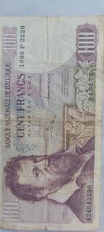 100 Francs 1972 Belgie, Postzegels en Munten, Bankbiljetten | België, Verzenden
