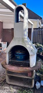 Stenen buiten BBQ, Tuin en Terras, Ophalen, Gebruikt, Houtskool, Vrijstaand