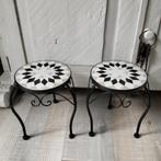 metalen mozaiek krukjes, Ophalen, Zo goed als nieuw, IJzer