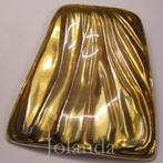 1097 Grote Rechthoekige Goud Kleurige Metalen Hanger, Verzenden, Nieuw, Hanger