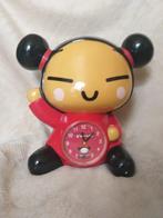 Vintage pucca klok spaarpot met melodietjes hoogte 30cm, Ophalen of Verzenden, Gebruikt, Steen, Aardewerk of Keramiek, Dier