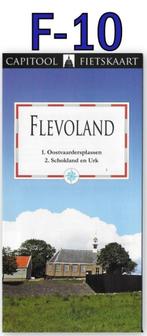 F10 Fietskaart Flevoland Oostvaardersplassen / Schokland /, Ophalen of Verzenden, Zo goed als nieuw, Landkaart