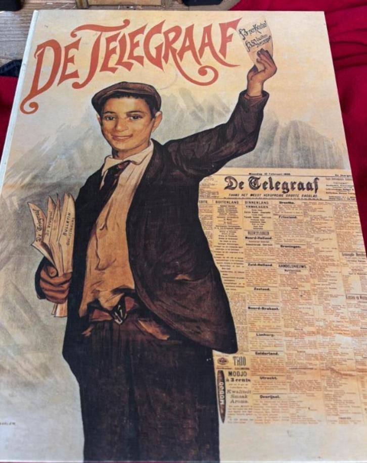 Telegraaf Jubileumboek 100 jaar 1992 (oud krantenformaat), Boeken, Tijdschriften en Kranten, Zo goed als nieuw, Krant, Ophalen of Verzenden