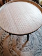 Bijzettafeltje hout., Huis en Inrichting, Tafels | Salontafels, Ophalen, 50 tot 100 cm, Rond, 50 tot 100 cm