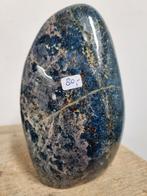 Sculptuur van Dumortieriet met mica, Ophalen of Verzenden, Mineraal