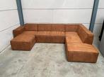 Mooie luxe bruine u bank - GEREINIGD!!!, Ophalen, Luxe, Hoekbank, 300 cm of meer