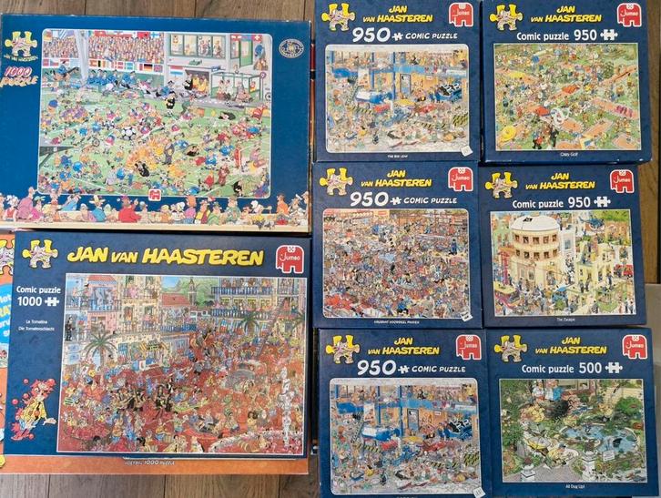 Jan van haasteren, Hobby en Vrije tijd, Denksport en Puzzels, Gebruikt, 500 t/m 1500 stukjes, Ophalen of Verzenden