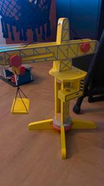 Houten hijskraan, Kinderen en Baby's, Speelgoed | Houten speelgoed, Ophalen, Gebruikt, Overige typen