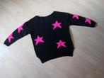 Trui zwart met opdruk one size, Verzenden, Zo goed als nieuw, Zwart