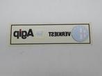Alfa Romeo verkiest Agip oude vintage sticker, Ophalen of Verzenden