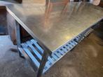 Rvs werktafel, Doe-het-zelf en Verbouw, Werkbanken, Ophalen, Gebruikt, 70 tot 120 cm