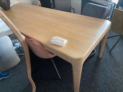 Tafel harvey 250x100 licht eiken afgeronde hoek hoge korting, Huis en Inrichting, Tafels | Eettafels, Zo goed als nieuw, 200 cm of meer