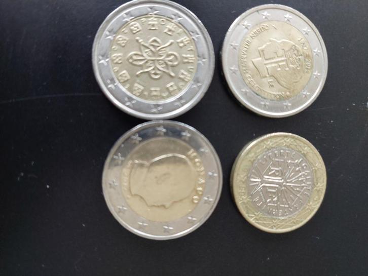 4x euro munten, Postzegels en Munten, Munten | Europa | Euromunten, Losse munt, 2 euro, Overige landen, Verzenden
