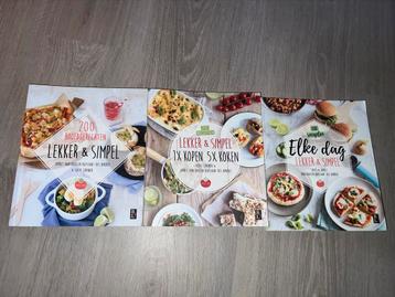 Lekker & Simpel Kookboeken - 3 Delig beschikbaar voor biedingen