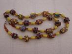 Ketting met antieke Venetiaanse handelskralen., Sieraden, Tassen en Uiterlijk, Antieke sieraden, Ophalen of Verzenden, Overige materialen