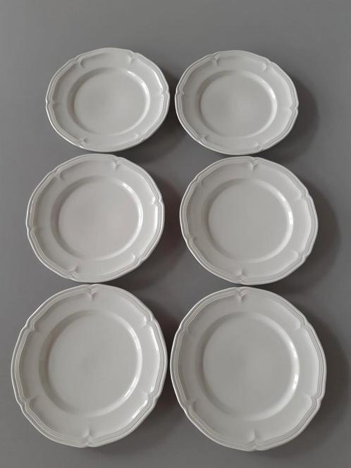 6 gebaksbordjes Villeroy en Boch Manoir NIEUW, Huis en Inrichting, Keuken | Servies, Nieuw, Bord(en), Overige stijlen, Porselein