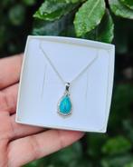 Turquoise Ketting Aiza - Echt Zilver, Verzenden, Info@lavicollection.com, Nieuw, Hoofdstraat 18C