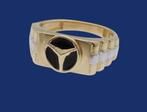 14 karaat Gouden Ring Mercedes Jongensring, Jw, Verzenden, Nieuw, Kleiner dan 17