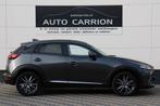 Mazda CX-3 2.0 SkyActiv-G 150PK AWD Navi Camera Leder HUD !, Auto's, Lichtsensor, 1998 cc, Gebruikt, Zwart
