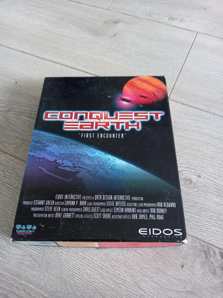 PC game - Conquest Earth (big box), 1 speler, Ophalen of Verzenden, Zo goed als nieuw, Strategie en Constructie