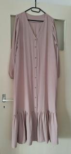 Taupe kleur maxi jurk, Ophalen of Verzenden, Zo goed als nieuw