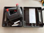 Elektronische nietmachine, Doe-het-zelf en Verbouw, Gereedschap | Handgereedschap, Ophalen of Verzenden, Zo goed als nieuw