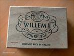 sigaren kistje willem II, Verzamelen, Rookartikelen, Aanstekers en Luciferdoosjes, Ophalen of Verzenden, Zo goed als nieuw, Sigarenbandjes