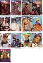 13 voor € 10,00 Brother Mode breimachines NL digitaal, Hobby en Vrije tijd, Verzenden, Zo goed als nieuw, Breien, Patroon of Boek