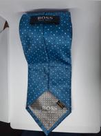 Blauwe Hugo stropdas 100% zijde, Met patroon, Blauw, Ophalen of Verzenden, Hugo Boss