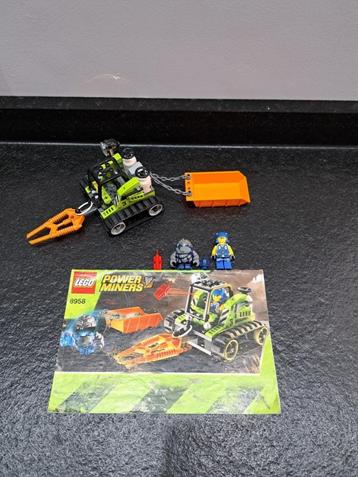 Lego Power Miners Granite Grinder #8958 - Compleet, Handleid beschikbaar voor biedingen