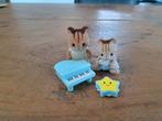 Sylvanian families 2 baby's met muziek instrumenten, Ophalen of Verzenden, Gebruikt, Poppenhuis