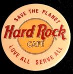 Hard Rock Cafe- Save the Planet- Love All Serve All button, Verzamelen, Speldjes, Pins en Buttons, Verzenden, Nieuw, Overige onderwerpen