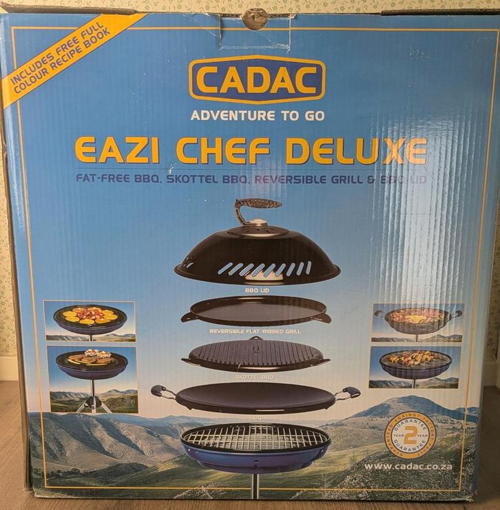Cadac Eazi Chef Deluxe Skottelbraai, Tuin en Terras, Gasbarbecues, Ophalen