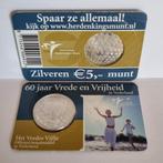 5 Euro coincard 2005 - Het Vredes Vijfje - 60 jr Vrijheid, Ophalen of Verzenden, Koningin Beatrix, Euro's, Zilver