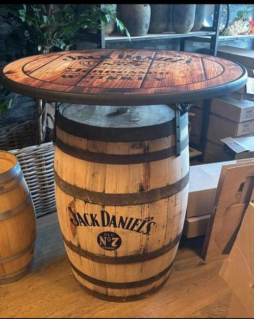 Statafel van jack daniels, Tuin en Terras, Regentonnen, Zo goed als nieuw, Hout, 150 liter of meer, Ophalen