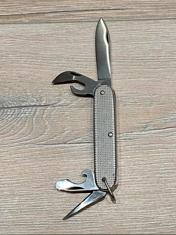 ZAKMES | AMEFA Vintage Aluminium 4-bladig Zakmes (NIEUW), Verzamelen, Militaria | Algemeen, Verzenden