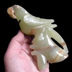 Fraaie Papegaai sculptuur uit Onyx gesneden, Ophalen of Verzenden