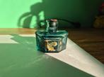 Oud blauw glazen inkt potje., Antiek en Kunst, Ophalen of Verzenden