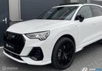 Audi Q3 45 TFSI e 245PK Black Ed Pano Matrix S-Line, Gebruikt, Zwart, Leder en Stof, Wit