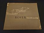 Brochure Rover 95 & 110, Ophalen of Verzenden, Zo goed als nieuw, Overige merken