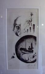 Deltour  ?  1927 - 1998   Belgié ., Antiek en Kunst, Kunst | Etsen en Gravures, Ophalen of Verzenden