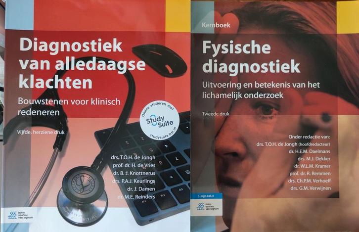 Diagnostiek van alledaagse klachten 5e/ Fysische diagnostiek, Boeken, Studieboeken en Cursussen, Zo goed als nieuw, WO, Beta, Ophalen of Verzenden
