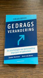 Draaiboek gedragsverandering, Ophalen of Verzenden, Zo goed als nieuw, Sander Hermsen en Reint Jan Renes